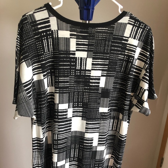 LulaRoe Maria maxi dress Black & White - Picture 4 of 4